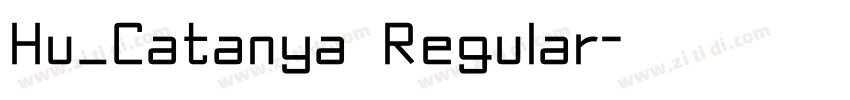 Hu_Catanya Regular字体转换